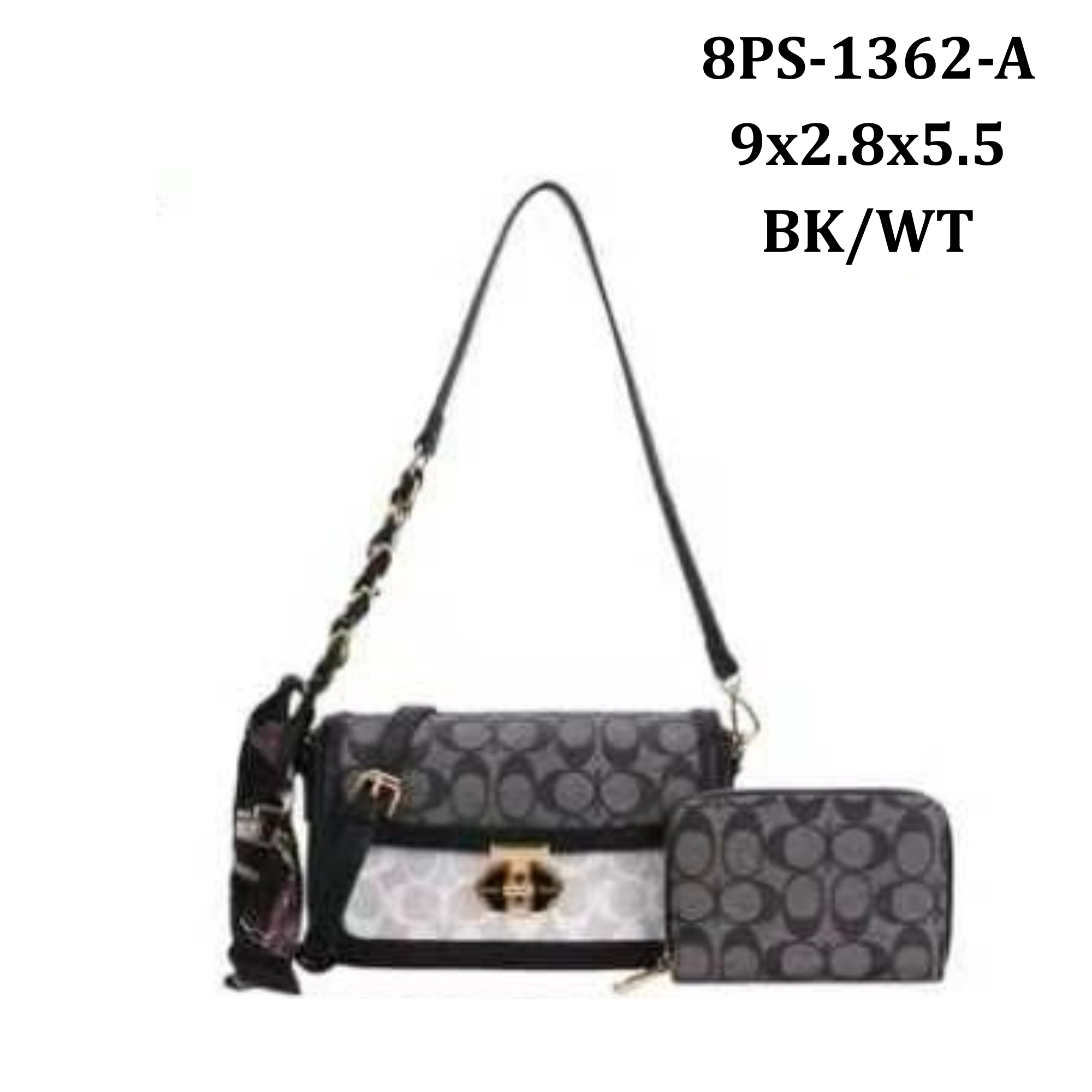 8PS1362 BK/WT